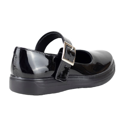 Zapato Escolar Para Niña Green Love 95171 Charol Negro