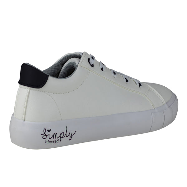 Tenis Casual Dama Capa de Ozono 610601 Blanco