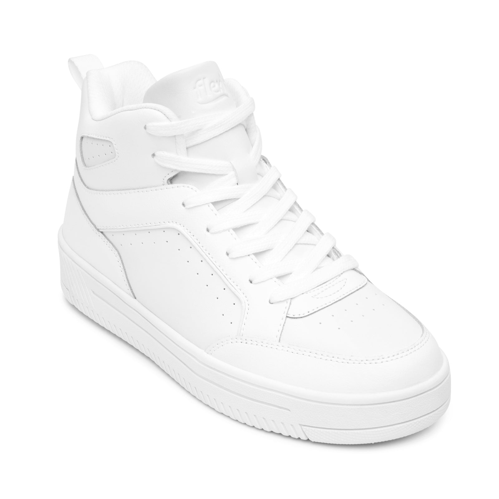Tenis de Bota Urbano Casual Para Dama Flexi 131606 Blanco