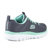 Tenis Skechers Sports Graceful Dama 12615 Gris Aqua