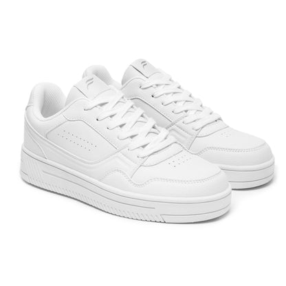Tenis Sneaker Casual de Piel Para Dama Flexi 131601 Blanco