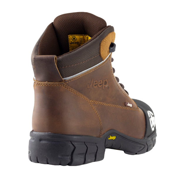 Bota Con Casquillo Para Hombre Jeep 5128 Roble