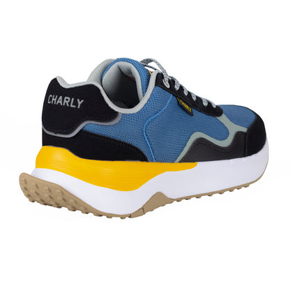 Tenis Confort Casual Charly Para Caballero 1086711 Azul Negro