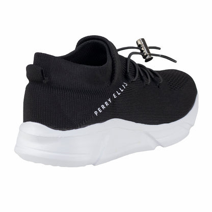 Tenis De Calcetín Para Niño Perry Ellis 6490 Negro