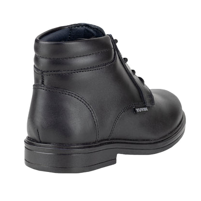 Botín Escolar Formal Para Niño Yuyin 24360 Negro 18-21