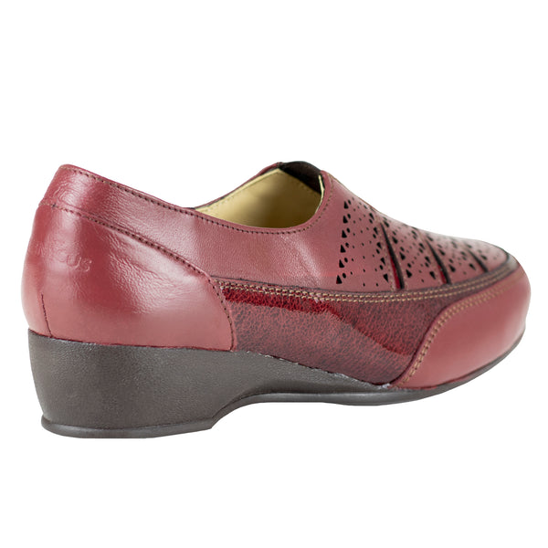 Zapato Para Pie Diabético Dama Clinicus 3099 Rojo