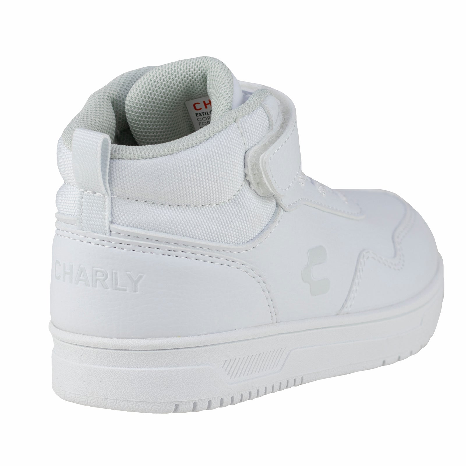 Tenis Escolar Para Niña Niño Charly 1079340 Blanco