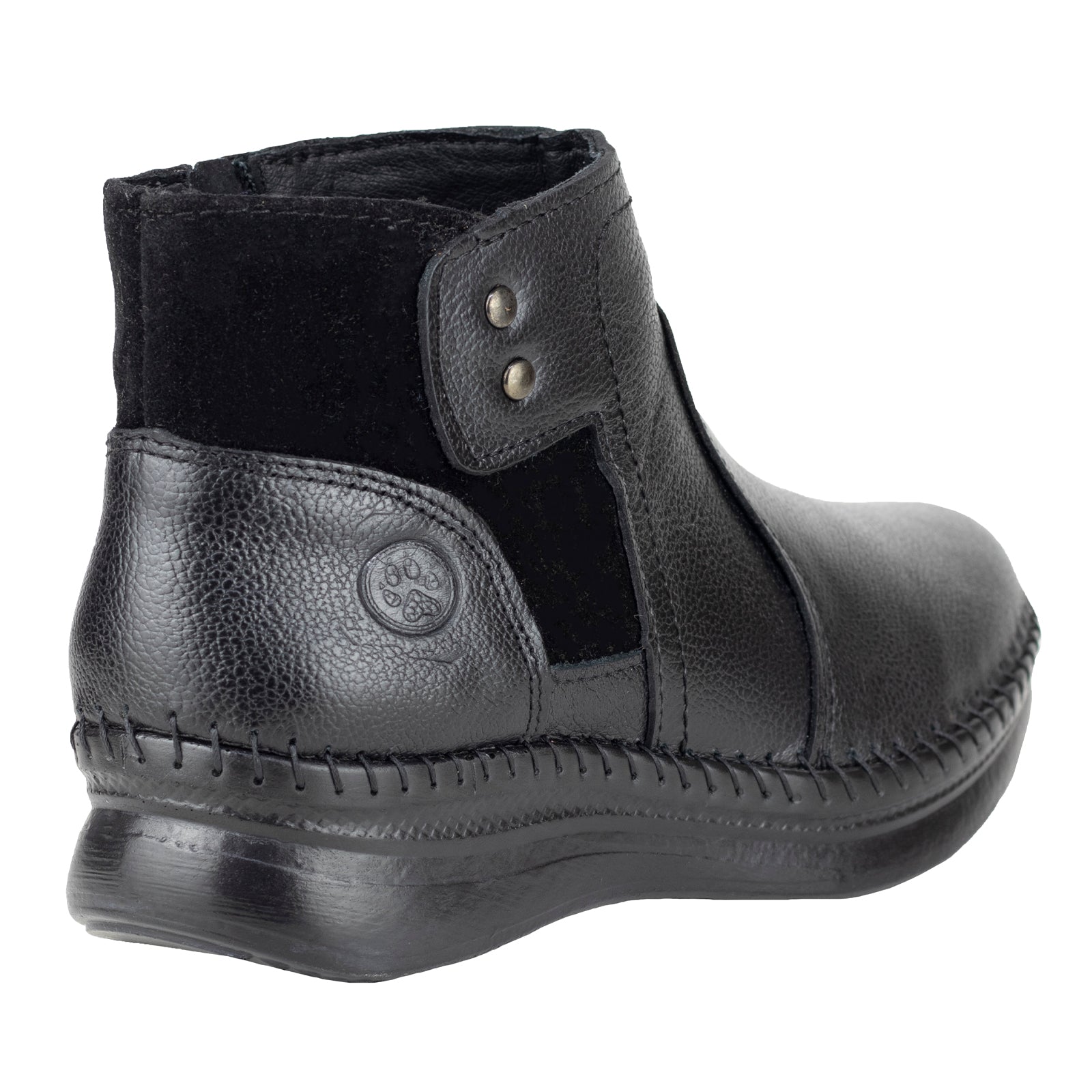 Botín Casual Confort Para Dama Lobo Solo 4989 Negro