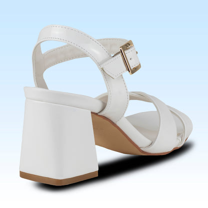 Sandalia De Tacón Dama Lady Paulina Cadiz 24322 Latte Charol