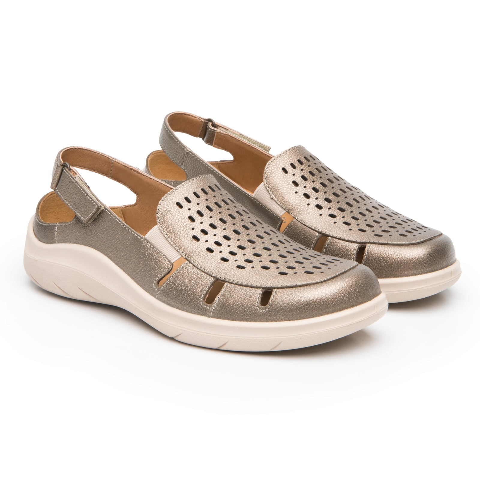 Sandalia Huarache Confort Casual Para Dama Flexi 128706 Antimonio