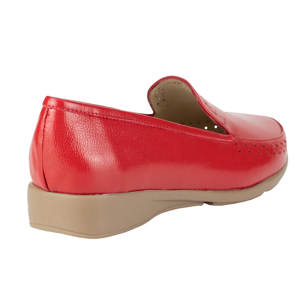 Mocasin Para Dama Ludolfo Cota 749 Red