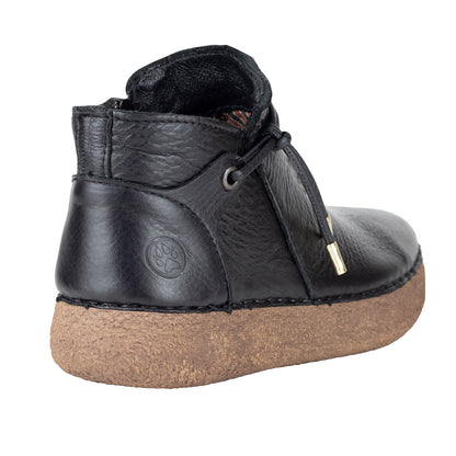 Botín Casual de Marca Lobo Solo Para Dama 4828 Negro