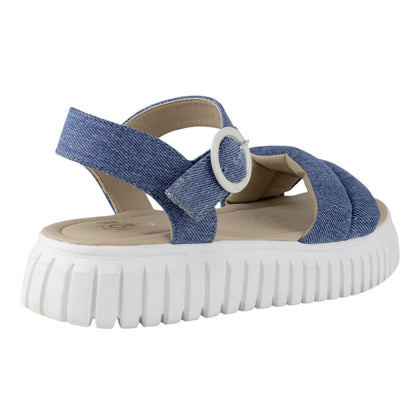 Sandalia Casual Dama Capa de Ozono 634601 Cielo
