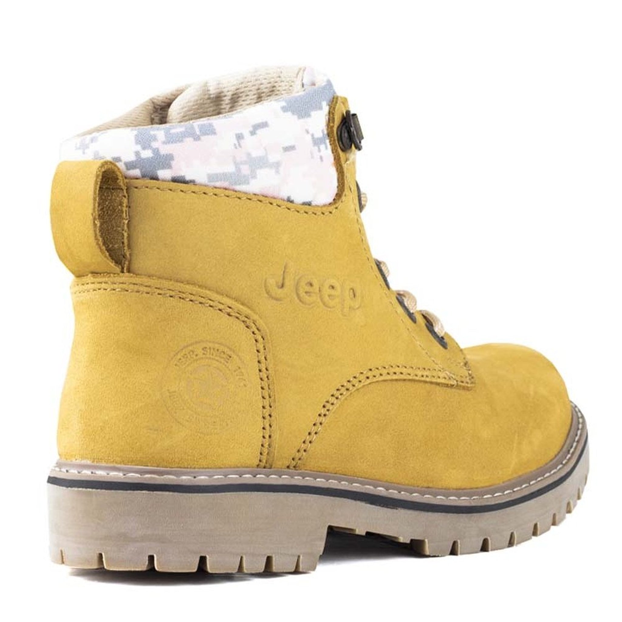 Botas Casco De Acero Mujer Jeep Nobuck Miel 10754