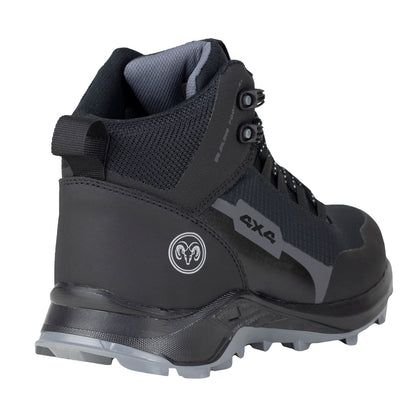 Bota Casual Senderismo Para Caballero New Ram 9549 Negro