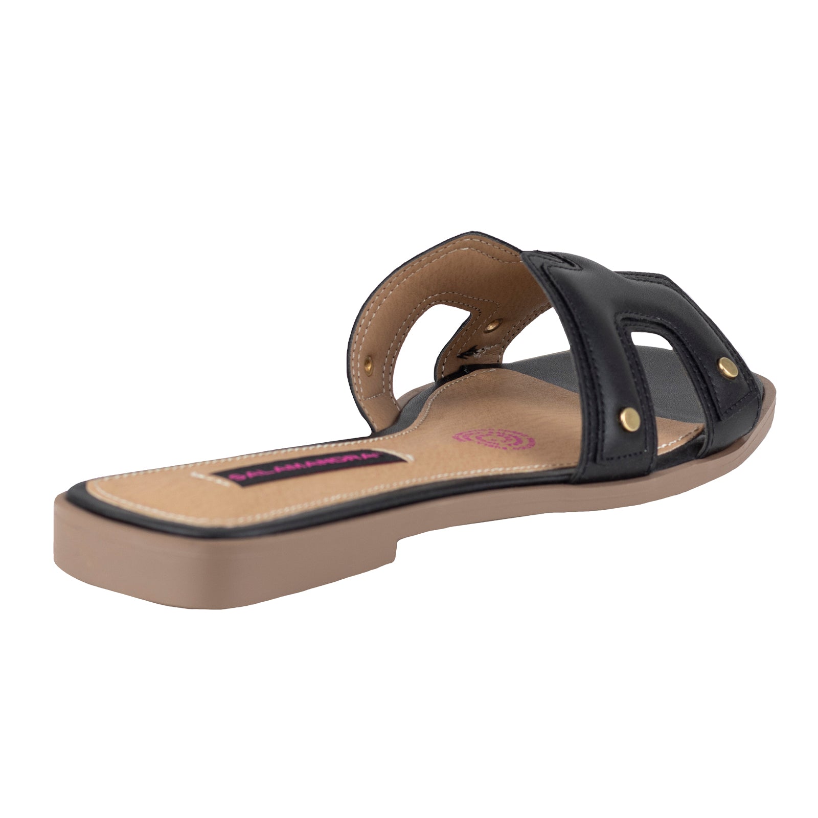 Sandalia Clásica Para Dama Salamandra 200-3956-G Negro