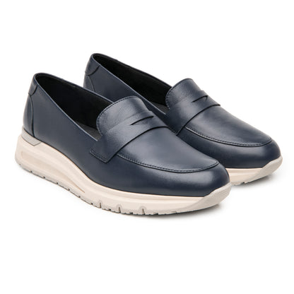 Zapato Mocasín Casual Para Dama Flexi 137002 Marino
