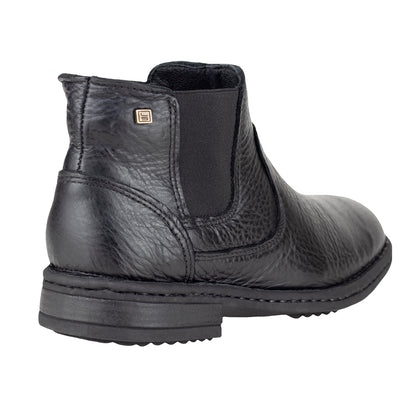 Botín Casual Confort Para Caballero Lobo Solo 7952 Negro