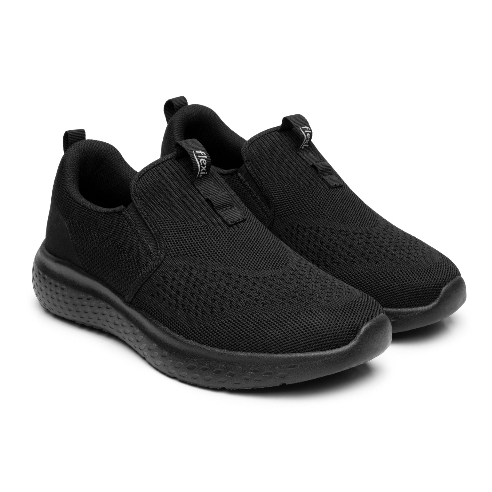 Tenis Slip On Confort Para Caballero Flexi 415507 Negro