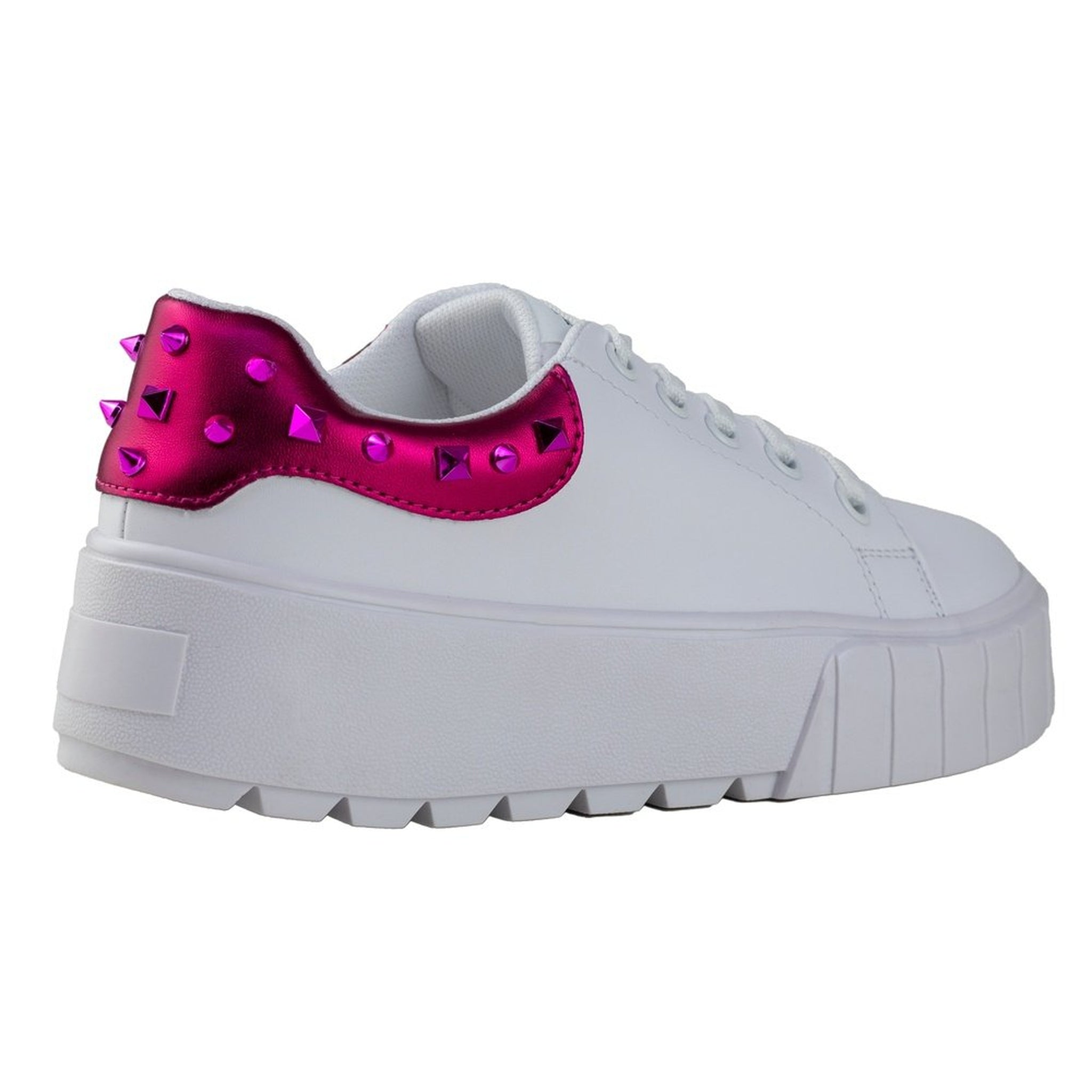 Tenis Blanco Mujer Urbano Suela Gruesa Capa De Ozono 651101