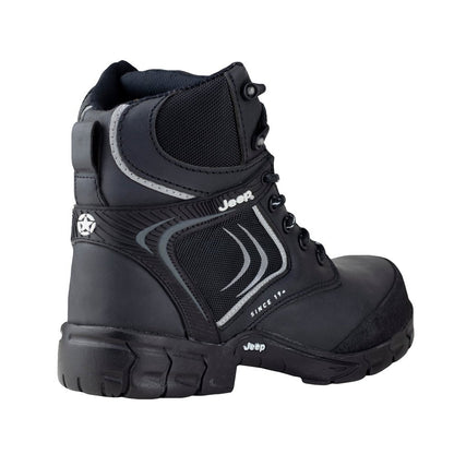 Bota Industrial Hombre Jeep Casquillo 5107 Negro Poliamida