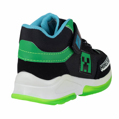 Tenis de Bota Casual Para Niño Minecraft Yuyin MI3090 Negro
