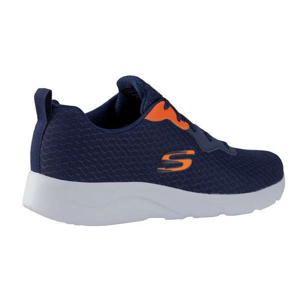 Tenis Skechers Dynamight 2.0 Caballero 894046 Marino Naranja