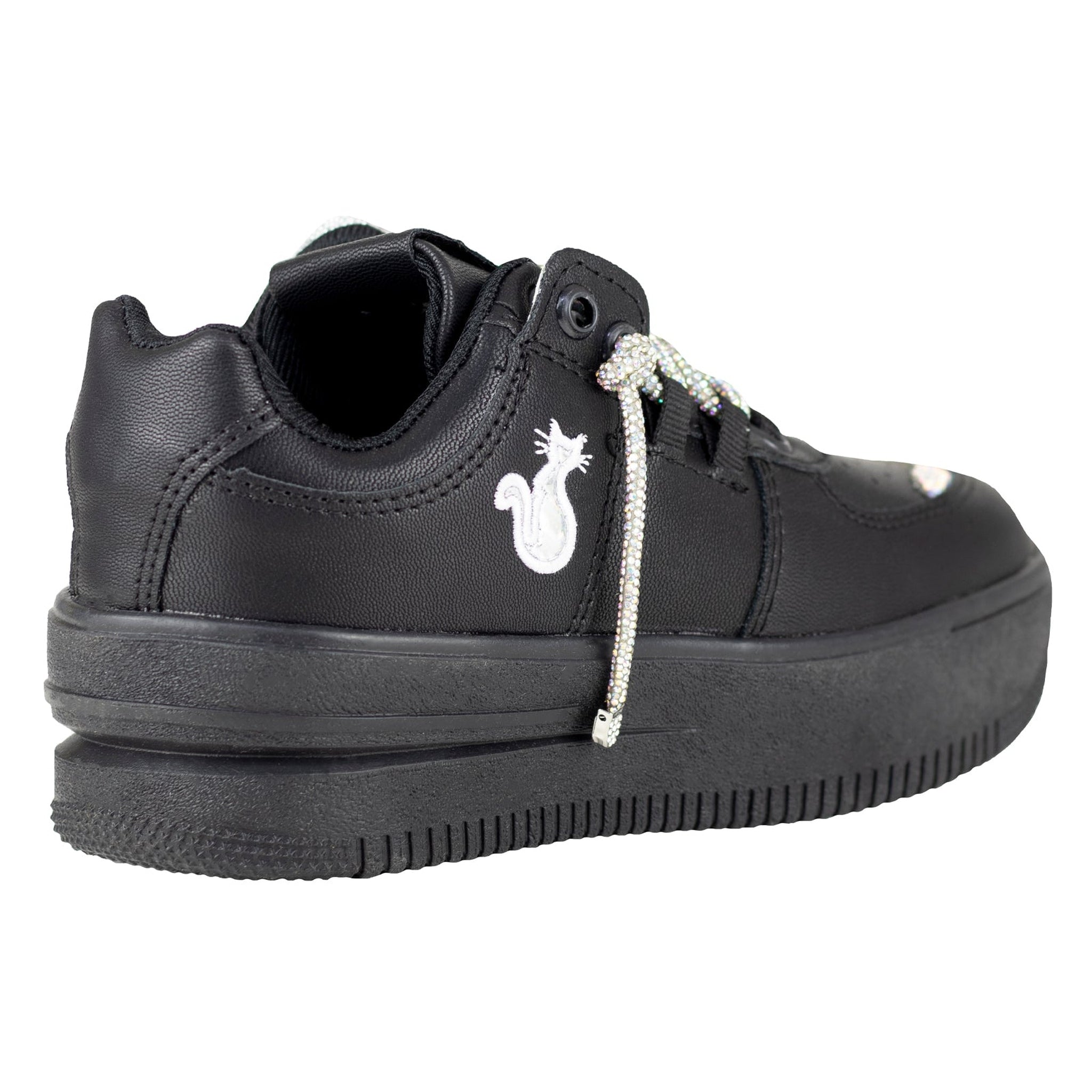 Tenis Negro Mujer Plataforma Urbano Shadow 2084