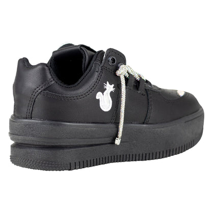 Tenis Negro Mujer Plataforma Urbano Shadow 2084