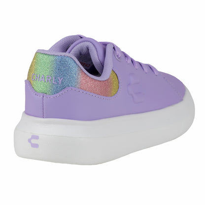 Tenis Urbano Casual Para Niña Charly 1098390 Lila
