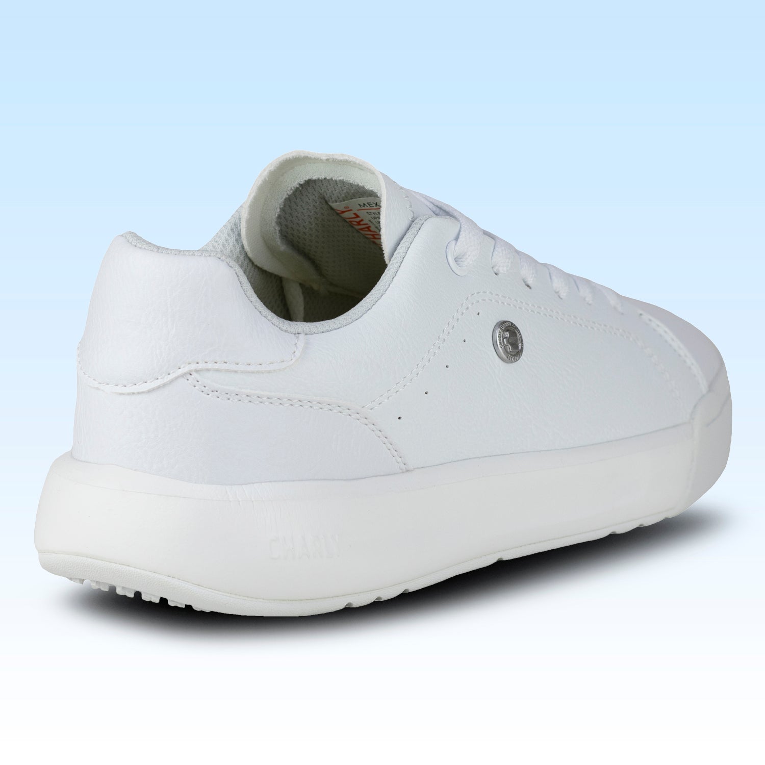 Tenis Choclo Servicio Confort Para Dama Charly 1059693 Blanco