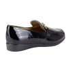 Mocasín Clásico Dama Vicenza 1470 Negro Charol