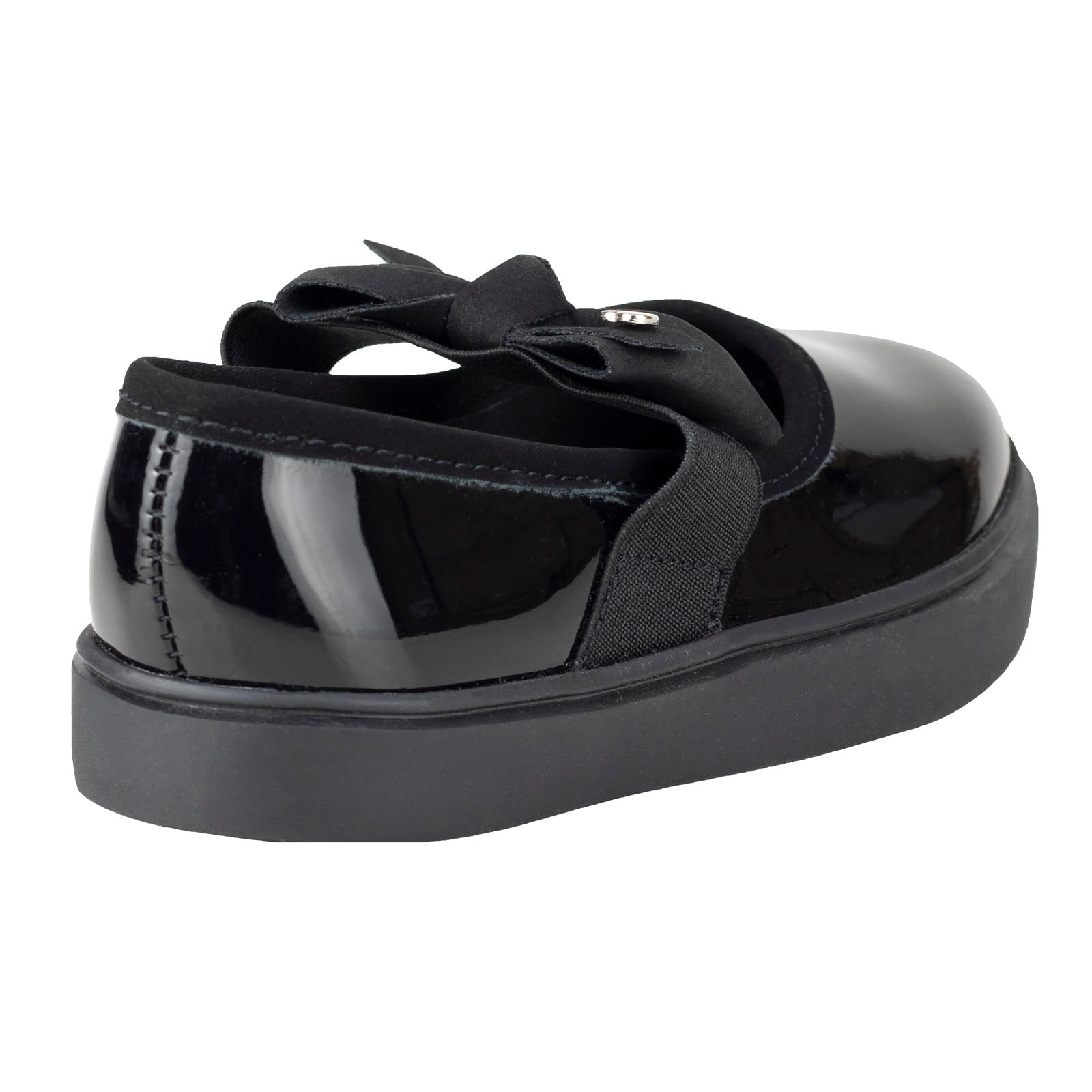 Zapato Escolar Casual Para Niña Chabelo C691-A Charol Negro 21.5-24.5