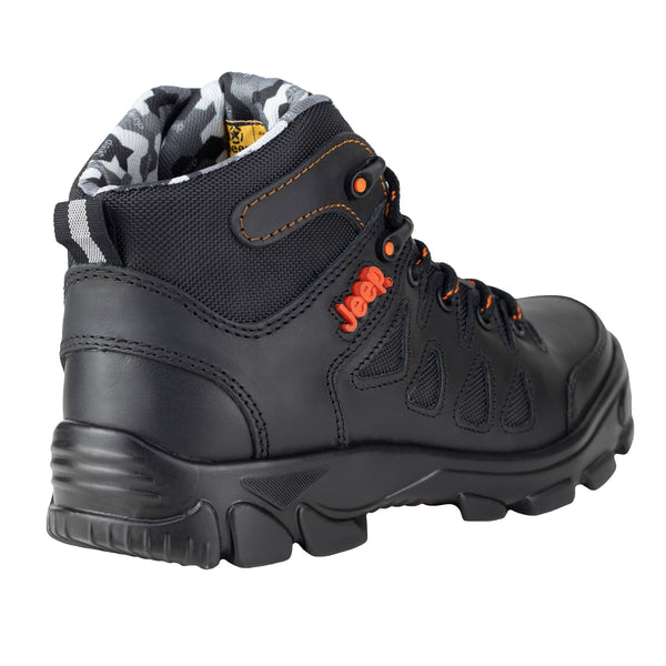 Bota Industrial Dieléctrica Tipo II + III (PP+D) Caballero Jeep 800 Negro