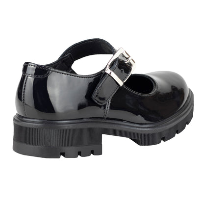 Zapato Escolar para Niña Green Love 94071 Charol Negro