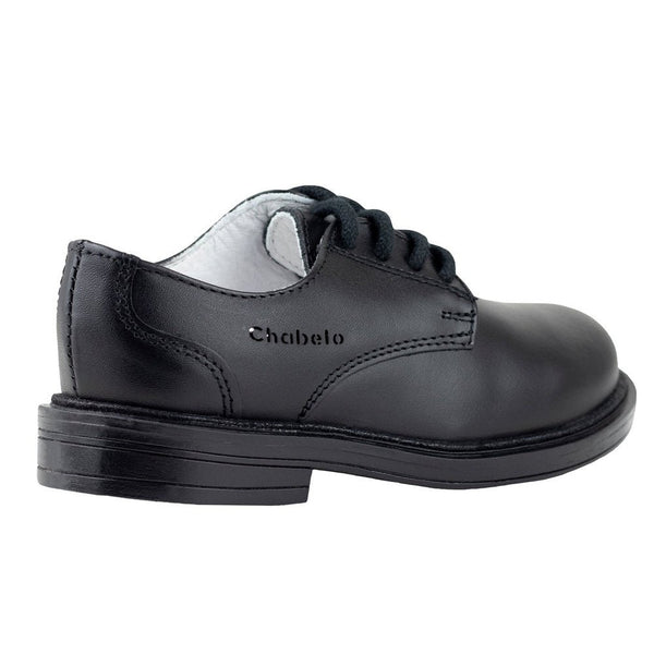 Zapato Escolar Chabelo Niño C299-B Piel Negro 17-21