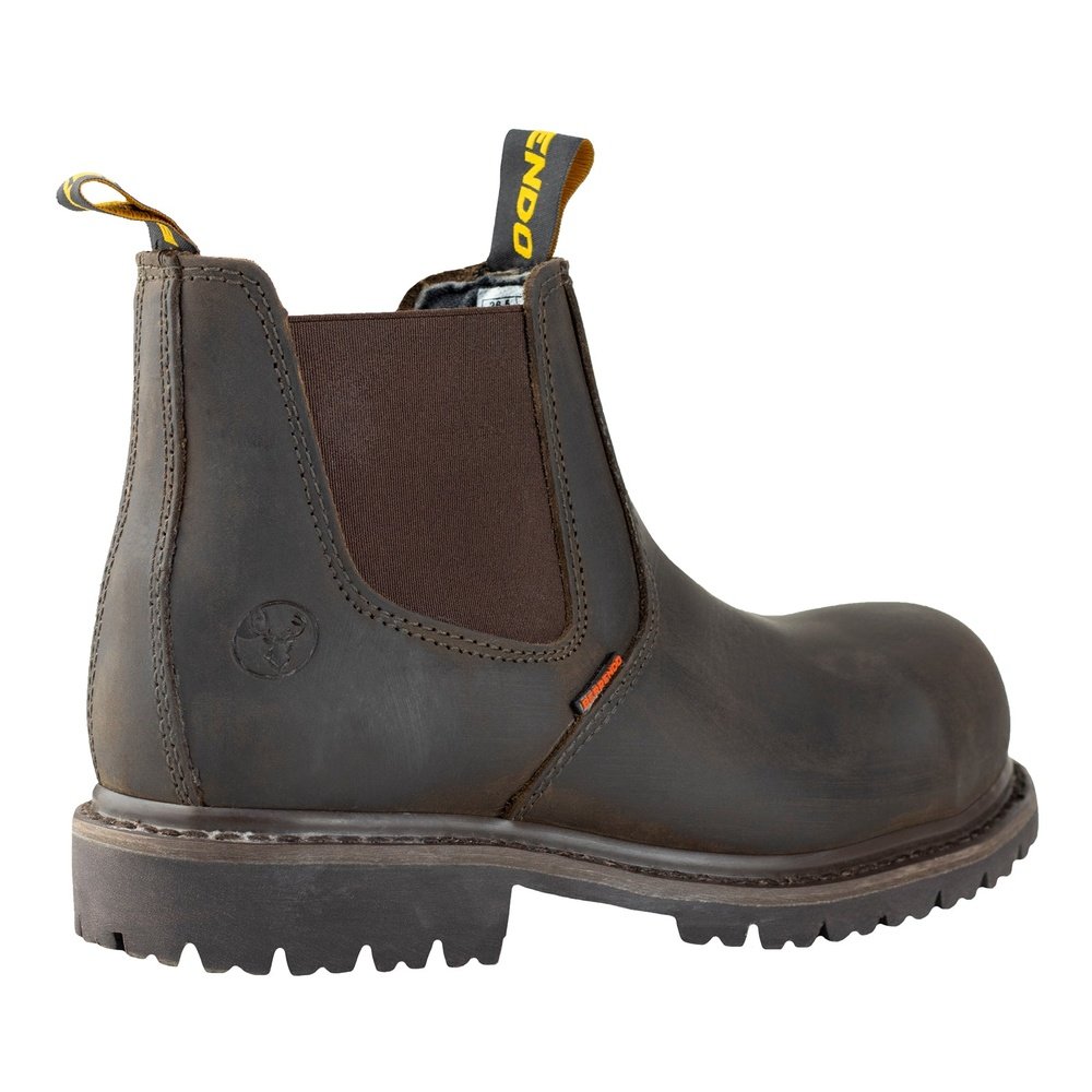 Bota Industrial Hombre Berrendo 157 Café Dieléctrico P/poliamida