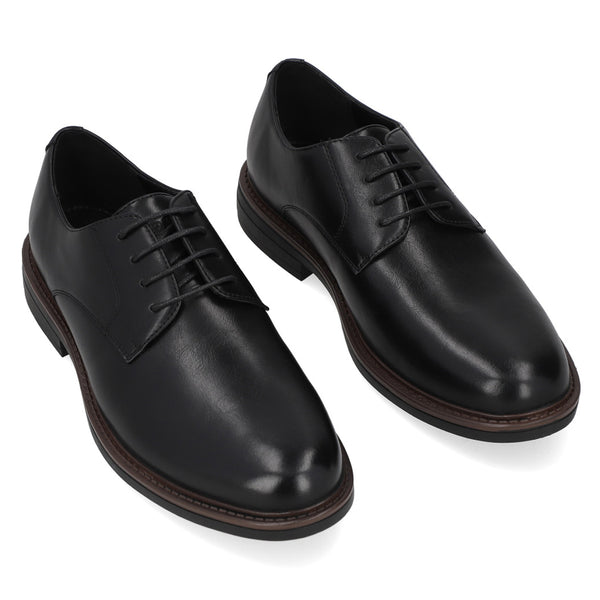 Zapato Derby Para Caballero 616001 Negro