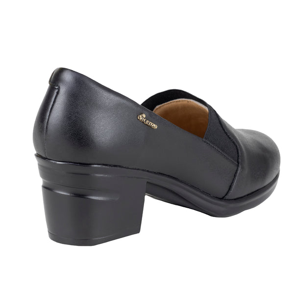 Zapato Con Tacon Para Mujer Vicenza 24104 Negro