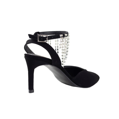 Zapatilla Capa De Ozono Tobillera Decorativa 649201 Negro