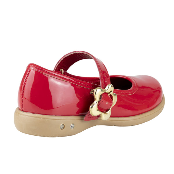 Zapato De Charol Para Niña Chabelo C888-A Rojo