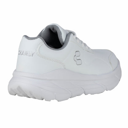 Tenis Confort Running Para Dama Caballero Charly 1087485 Blanco