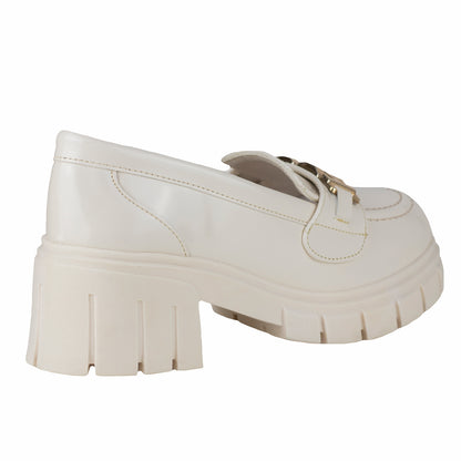 Mocasín de Plataforma Dama Capa de Ozono 643503 Latte