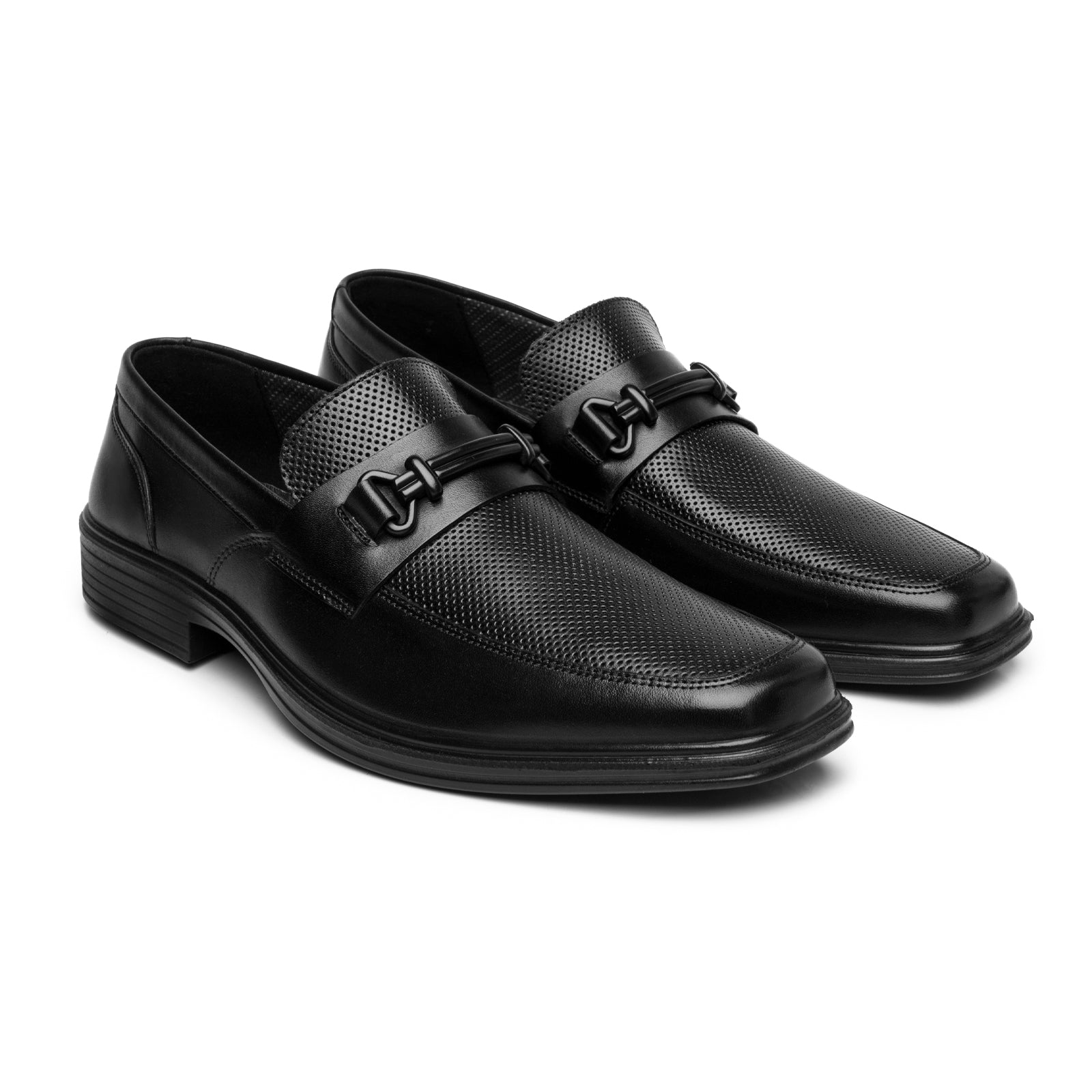 Zapato Mocasín Semivestir Para Caballero Flexi 406410 Negro