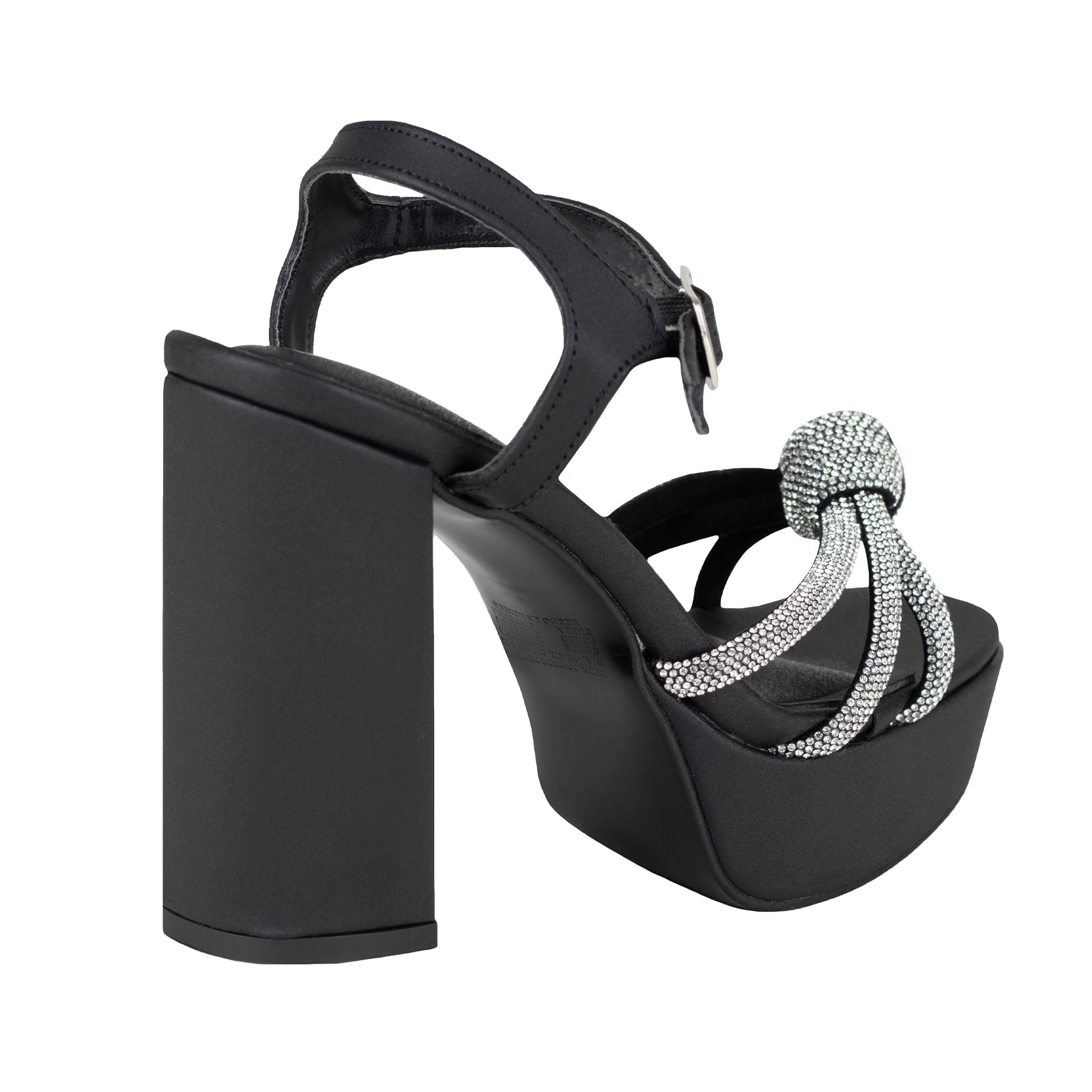 Sandalia Con Tacón Para Dama Lady Paulina 17343 Negro