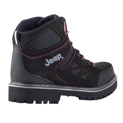 Bota Industrial Para Dama Jeep 10755 Negro