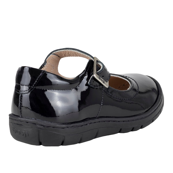 Zapato Escolar Niña Dogi E-7434 Charol Negro 22-24