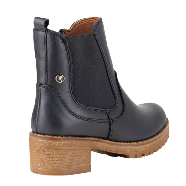 Bota Casual Dama Verde Tabaco Bella 7153 Negro