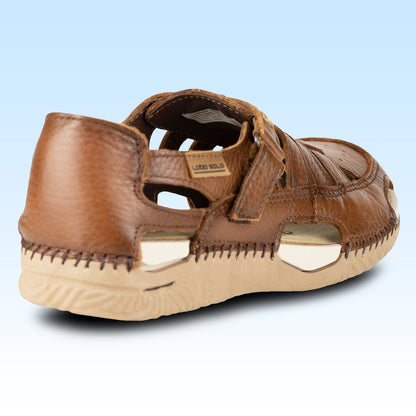 SandaliaTejidos a Mano Lobo Solo Para Dama 1771 Cedro