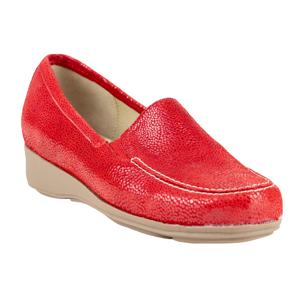 Mocasín Para Dama Capricho 007 Rojo